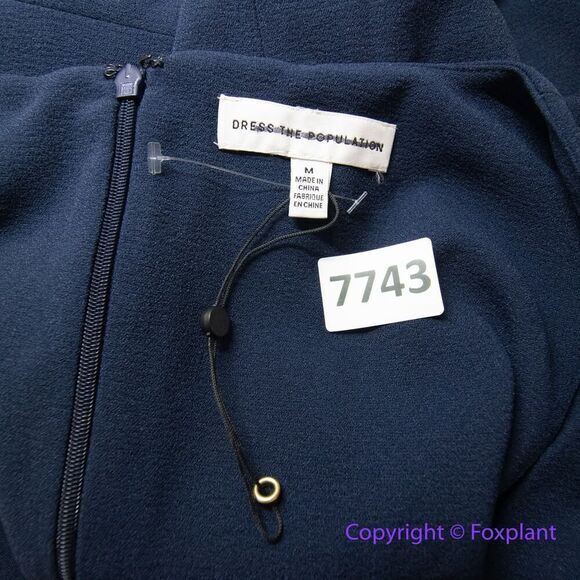 New! DRESS THE POPULATION - Monroe Side Slit Gown,‎ size M - Picture 14 of 16